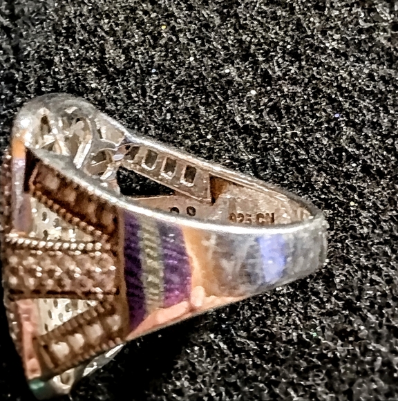 Sterling Silver CZ Ring - Picture 6 of 13